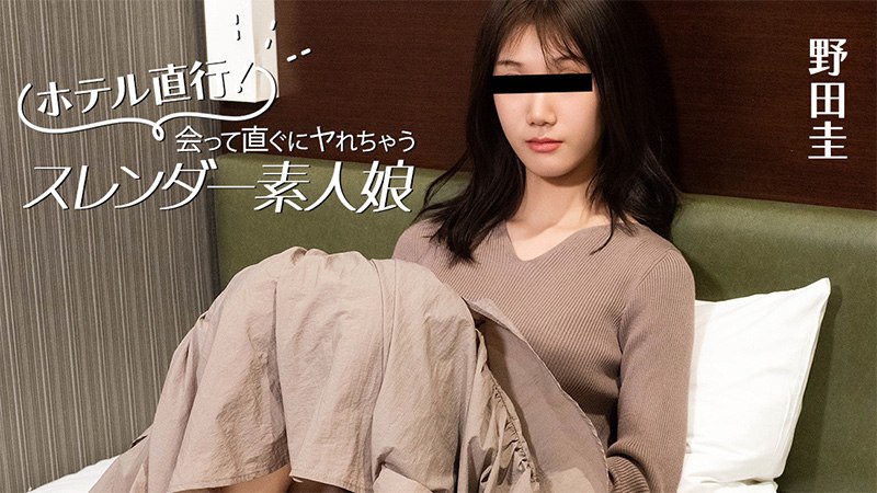 Heyzo 3824 ホテル直行！会って直ぐにヤれちゃうスレンダー素人娘 #野田圭 #Heyzo (https: